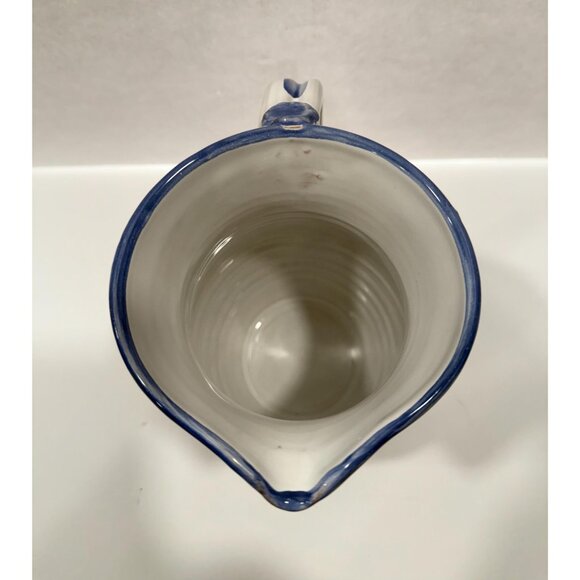 Majolica Pitcher Vase  | Made In Italy Italian | Hand Painted Paster CBB Pottery - Picture 7 of 9